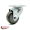 Service Caster 3 Inch Gray Polyurethane Wheel Swivel Top Plate Caster SCC-20S314-PPUB-TP3 - alternate 3